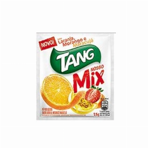 Refresco em Pó TANG Mix Laranja, Morango e Maracujá 25g