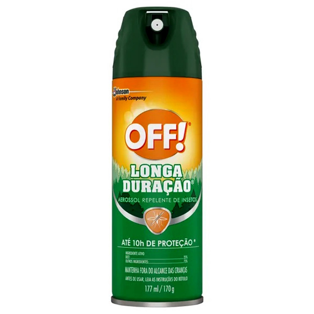 Repelente Aerosol Off Longa Duração 177ml