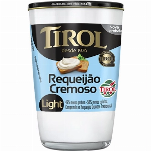 Requeijão Cremoso Light TIROL 220g