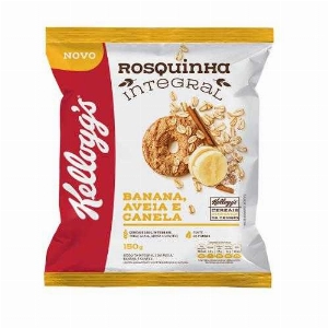 Rosquinha Integral KELLOGS Banana, Aveia e Canela 150g