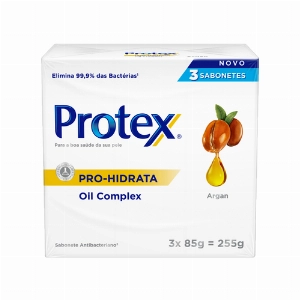 Sabonete Protex Hidratante Argan com 3 unidades 255g