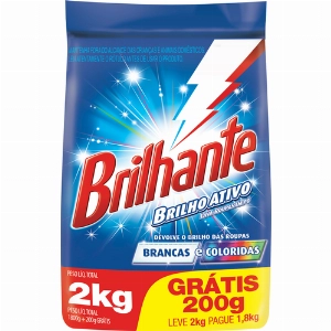 Sabão Em Pó Brilhante 2kg 