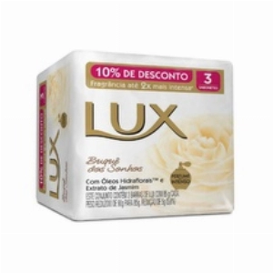 Sabonete em Barra Lux Buquê dos Sonhos Branco , Pack 3 unidades 85g