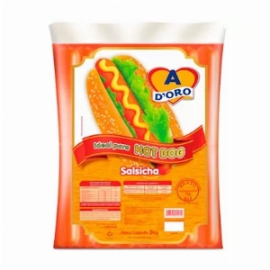 Salsicha Hot Dog AD'ORO Pacote 3kg