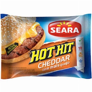 Sanduíche SEARA Hot Hit Cheddar Mais Queijo 145g