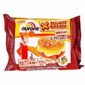 Sanduíche X-Picanha AURORA Pacote 130g