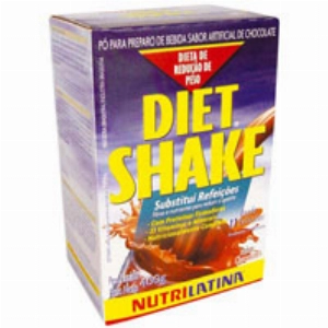 Shake Diet Shake Nutilatina Sabor Chocolate Caixa 400g
