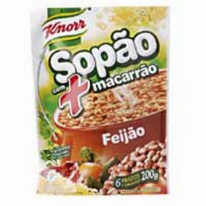 Sopão KNORR de Feijão com Mais Macarrão 200g