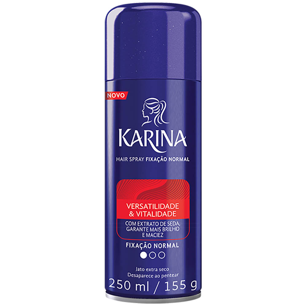 Spray Fixador para Cabelos KARINA Fixação Normal 250ml