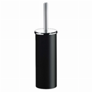 SUPORTE PS PRETO C/ESCOVA P/BANHEIRO BRINOX 1 UNIDADE