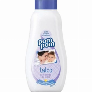 Talco Infantil POM POM com Amido de Milho 200g