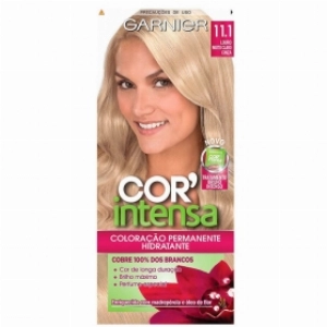 Tintura Garnier Nutrisse Cor Intensa 11.1 Louro Claríssimo Cinza