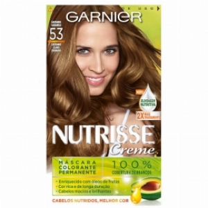 Tintura Garnier Nutrisse Kit Creme Cor 53 Castanho Caramelo