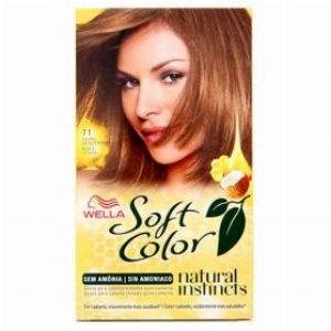 Tintura Wella Soft Color Kit Creme Sem Amônia Cor 71 Louro Acinzentado