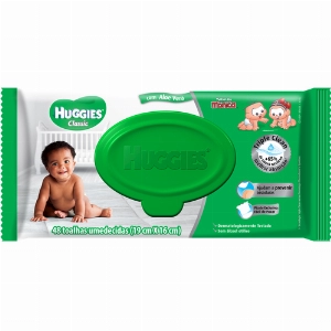 Toalhinha Umedecida Huggies Classic Com 48unidades