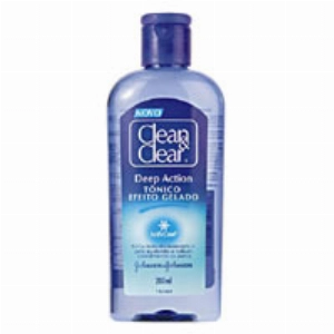 Tônico Facial CLEAN E CLEAR Deep Action Efeito Gelado 200ml