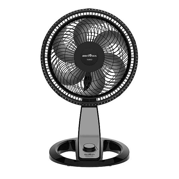 Ventilador de Mesa Britânia 6 Pás 80W BVT320P Turbo 220V