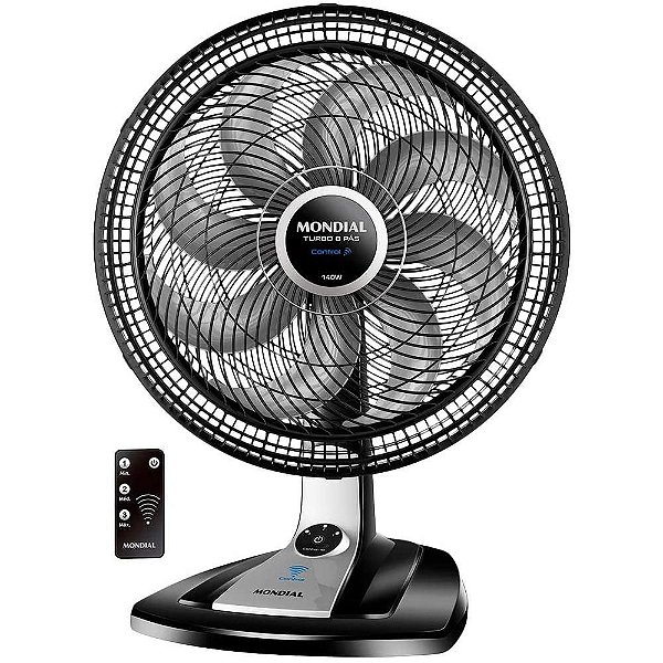 Ventilador Mondial 40cm VTX-40-8P-CR Preto - 127V